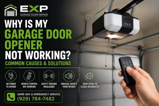 Why Is My Garage Door Opener Not Working? Common Causes & Solutions