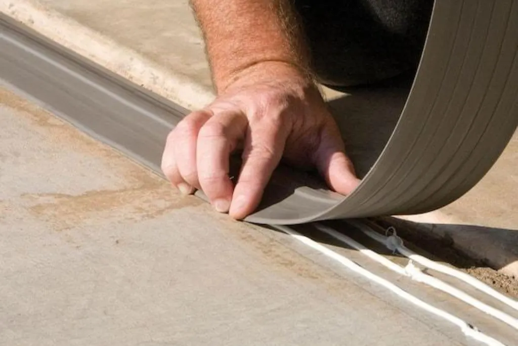 Garage Door Weather Seal Replacement technician at work